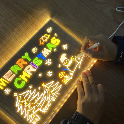 Skärmfri LED-teckningsbräda för kreativa barn - LumoPad