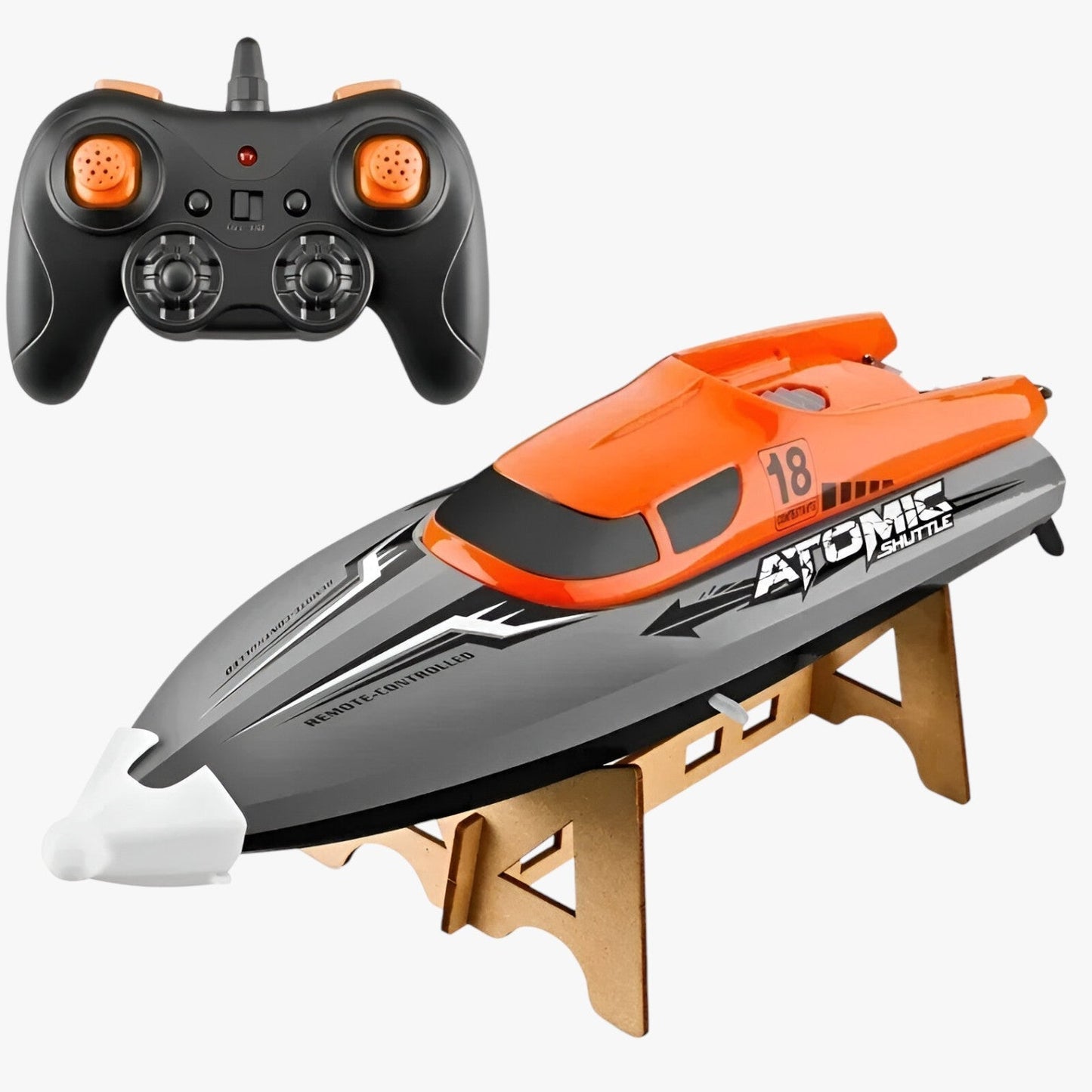 Högpresterande racerbåt AquaX – RC-hastighetsbåt med vattenkylning och automatisk återställning