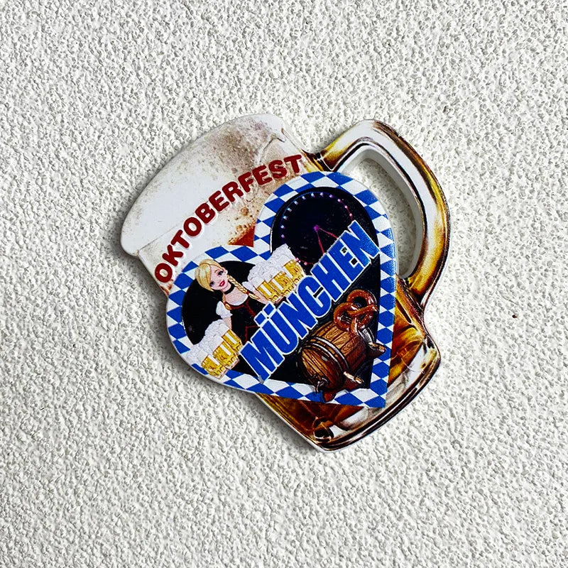 Kylskåpsmagnet "München 3D" – BayernMagnet (1+1 gratis) Oktoberfest 2026