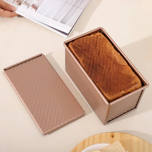 2-delat roseguld non-stick bakformset med lock - Brielle