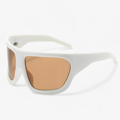 Överdimensionerade Steampunk-sportglasögon med wraparound-design – Ignix