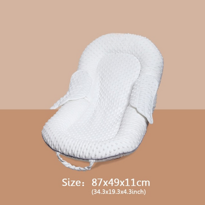 Ergonomiskt babynäste med ryggstöd och mesh-sovyta – Cosynido