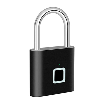 Smart fingeravtryckslås med USB-laddning och vattentät design – titan