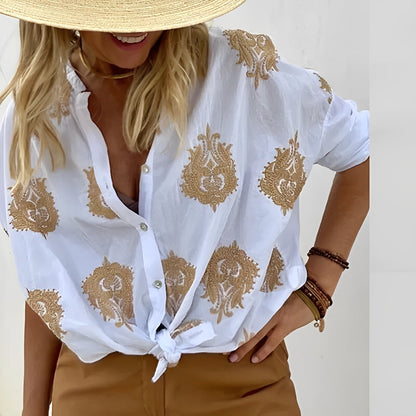 Trendig och snygg damblus – Isabelle