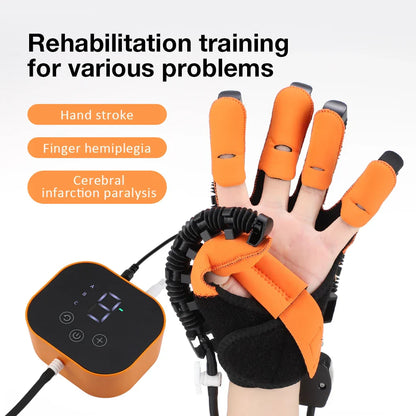 3‑i‑1 elektrisk rehabiliteringshandske för rehabilitering efter stroke och handterapi – Soren