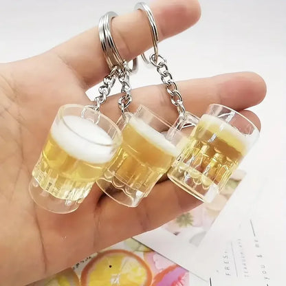 Set med ölglas-nyckelringar – ProstGlück Oktoberfest 2026 (4-pack)