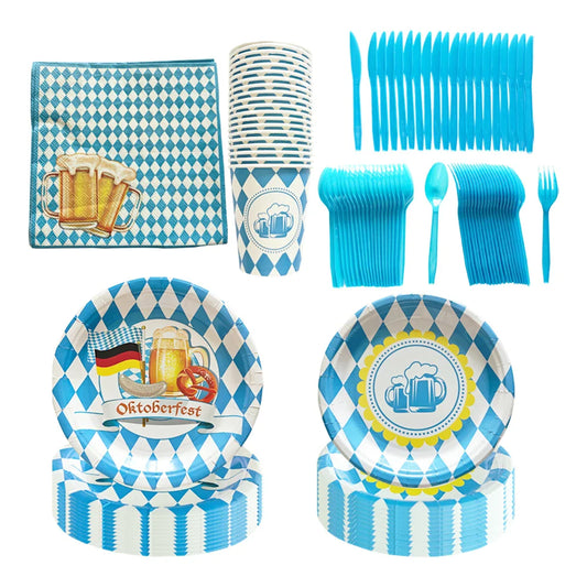 Engångsservisset i Oktoberfest-design – ProstPaket Oktoberfest 2026