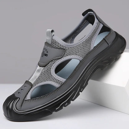Andningsbara & stiliga mesh-sandaler för herrar – Leon