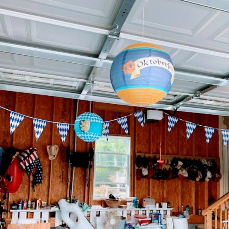 Papperslampa-set i oktoberfestdesign (3-delat) – LjusGlädje oktoberfest 2026