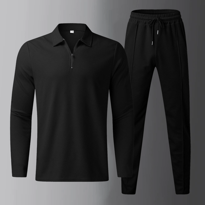 Premium herrar höst fritidsset med långärmad tröja och joggingsbyxor – Elian