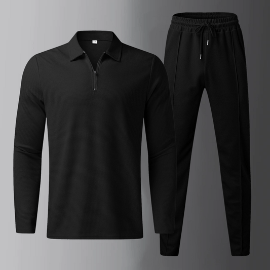 Premium herrar höst fritidsset med långärmad tröja och joggingsbyxor – Elian