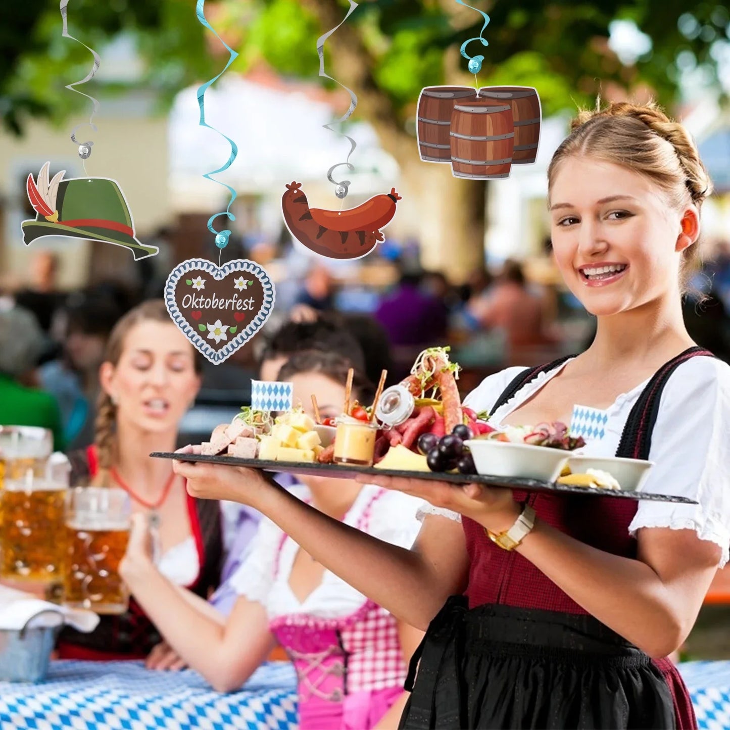 Set med hängdekorationer – FestWirbel Oktoberfest 2026 (1+1 gratis)