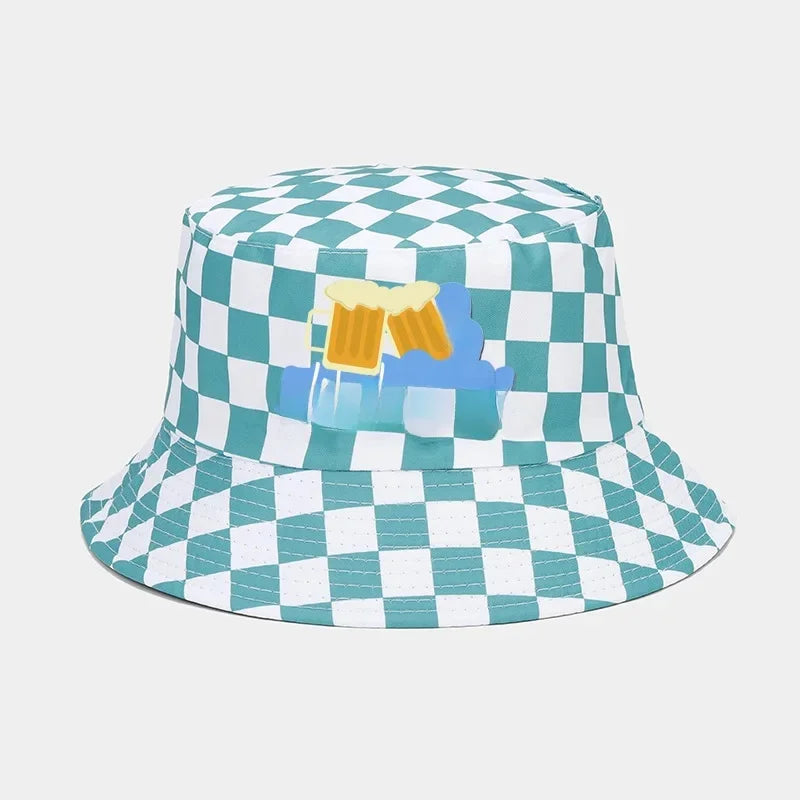 Fiskehatt med diamantmönster – WiesnKaro Oktoberfest 2026
