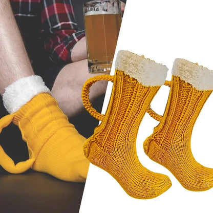 Unisexstrumpor med ölkrusmotiv – SchaumSocken Oktoberfest 2026