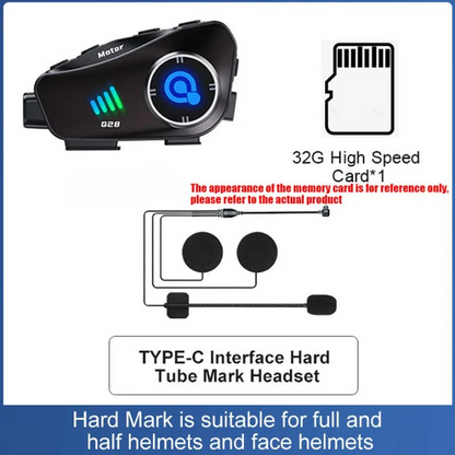 Bluetooth motorcykelhjälmskamera 1080P HD vattentät – ApexRide