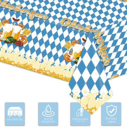 Bordsduk i Oktoberfest-design – FestTafel Oktoberfest 2026 1+1 GRATIS