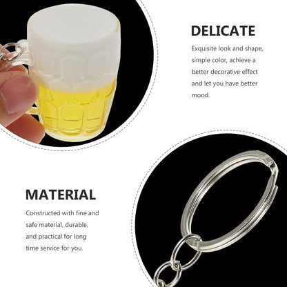 Set med ölglas-nyckelringar – ProstGlück Oktoberfest 2026 (4-pack)