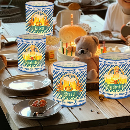 Bordsljusstakar i Oktoberfest-design (12 stycken, 1+1 gratis) – LampenGlädje Oktoberfest 2026