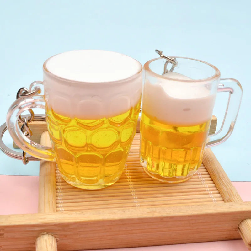 Set med ölglas-nyckelringar – ProstGlück Oktoberfest 2026 (4-pack)
