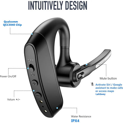 Brusreducerande Bluetooth-headset med dubbla mikrofoner – Orivo