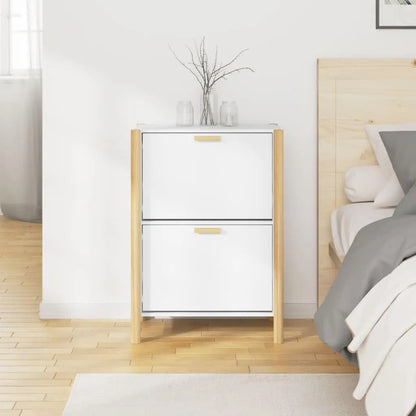 Smala skoskåp för hallen med dörrar 57,5 × 33 × 80 cm – TidyStep