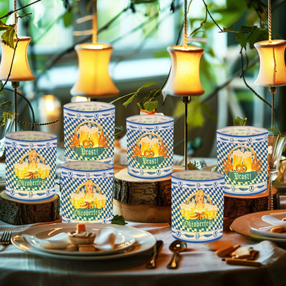 Bordsljusstakar i Oktoberfest-design (12 stycken, 1+1 gratis) – LampenGlädje Oktoberfest 2026