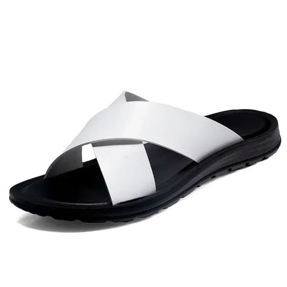 Italienska herrskinnslip-on skor – Lorenzo