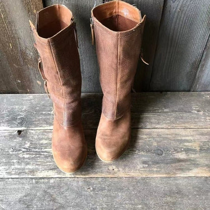Damernas läderstövlar för hösten – Sigrid