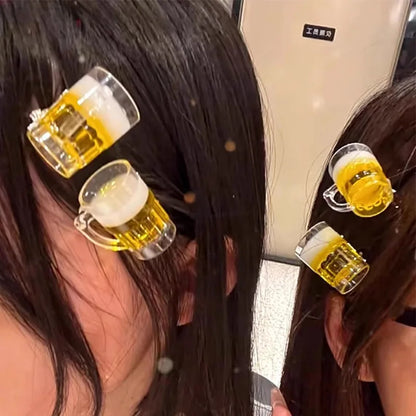 Set med hårspännen i ölkrusdesign (6-pack) – SkumSpännen Oktoberfest 2026