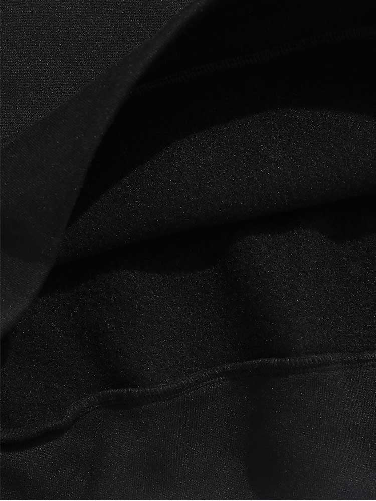 Schwarzer Baumwollstoff, Nahaufnahme, Textur, weiches Material, Mode, Bekleidung, Detailansicht
