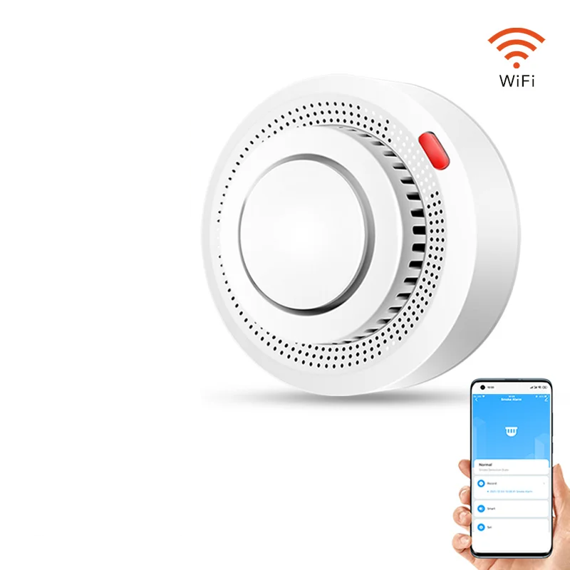 Intelligent WiFi-rökdetektor/brandvarnare 85 dB – SafeSense