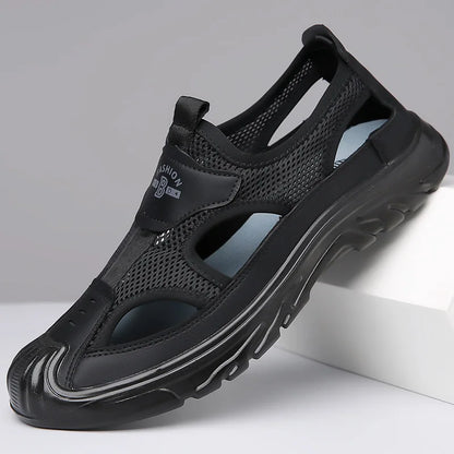 Andningsbara & stiliga mesh-sandaler för herrar – Leon