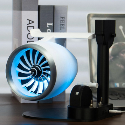 Luftfuktare i turbojet-fläktstil med RGB-belysning – AeroMist