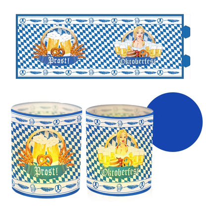 Bordsljusstakar i Oktoberfest-design (12 stycken, 1+1 gratis) – LampenGlädje Oktoberfest 2026