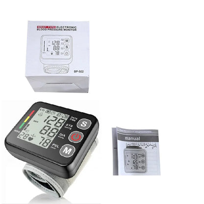 Digital handledsblodtrycksmätare med LCD-display – PulseTrack