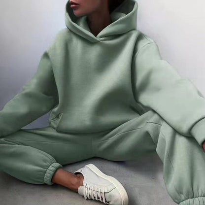 Damer Oversized Lounge-joggingset – Liv höstupplaga