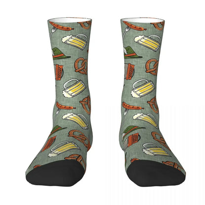 Strumpor med Wiesn-motiv (2-pack) – Feststrumpor Oktoberfest 2026
