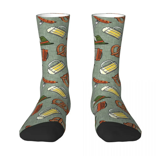 Strumpor med Wiesn-motiv (2-pack) – Feststrumpor Oktoberfest 2026