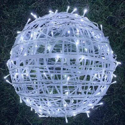Stämningsfull LED-ljusboll för inomhus och utomhus – Orbola