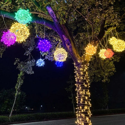 Stämningsfull LED-ljusboll för inomhus och utomhus – Orbola