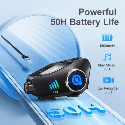 Bluetooth motorcykelhjälmskamera 1080P HD vattentät – ApexRide