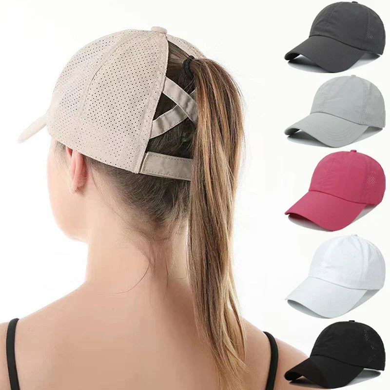 Andningsbar unisex sportkeps av mesh med justerbar passform – AeroCap