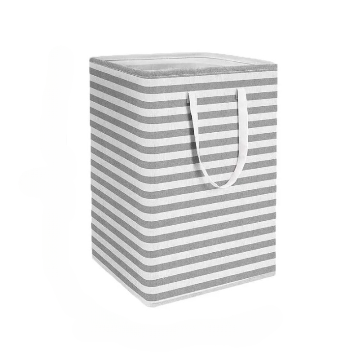 75 l stor tvättkorg med handtag och hopfällbar design – Solen