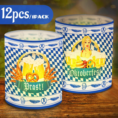 Bordsljusstakar i Oktoberfest-design (12 stycken, 1+1 gratis) – LampenGlädje Oktoberfest 2026