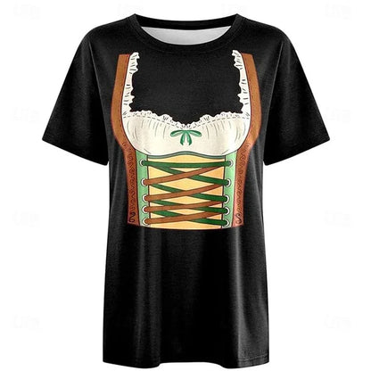 T-shirt i dirndlstil – DirndlShirt Oktoberfest 2026