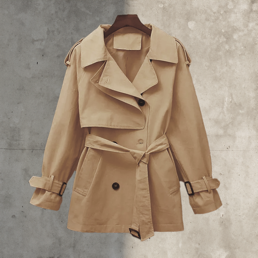 Damtrenchcoat dubbelknäppt med bälte – Rosemary