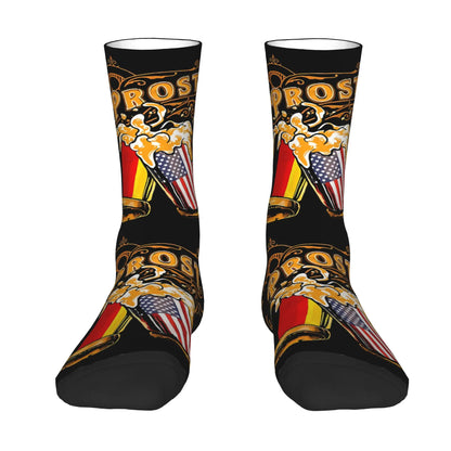 Strumpor med ölkrustryck (2-pack) – SkålSocks Oktoberfest 2026