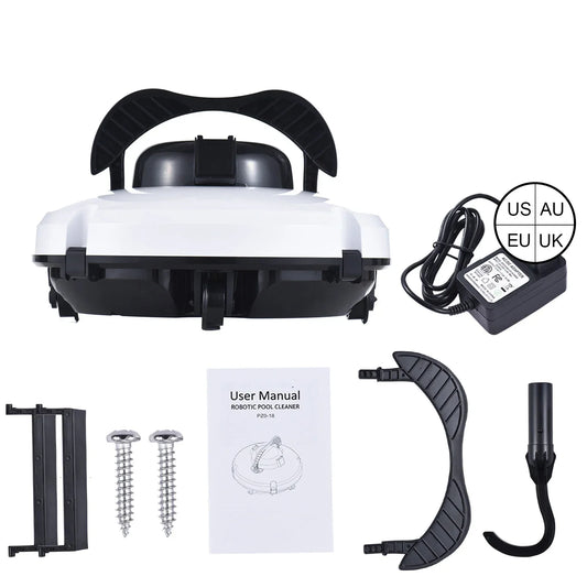 Batteridriven poolrobot IPX8-vattentät med dubbelmotor och upp till 120 minuters driftstid – AquaMate