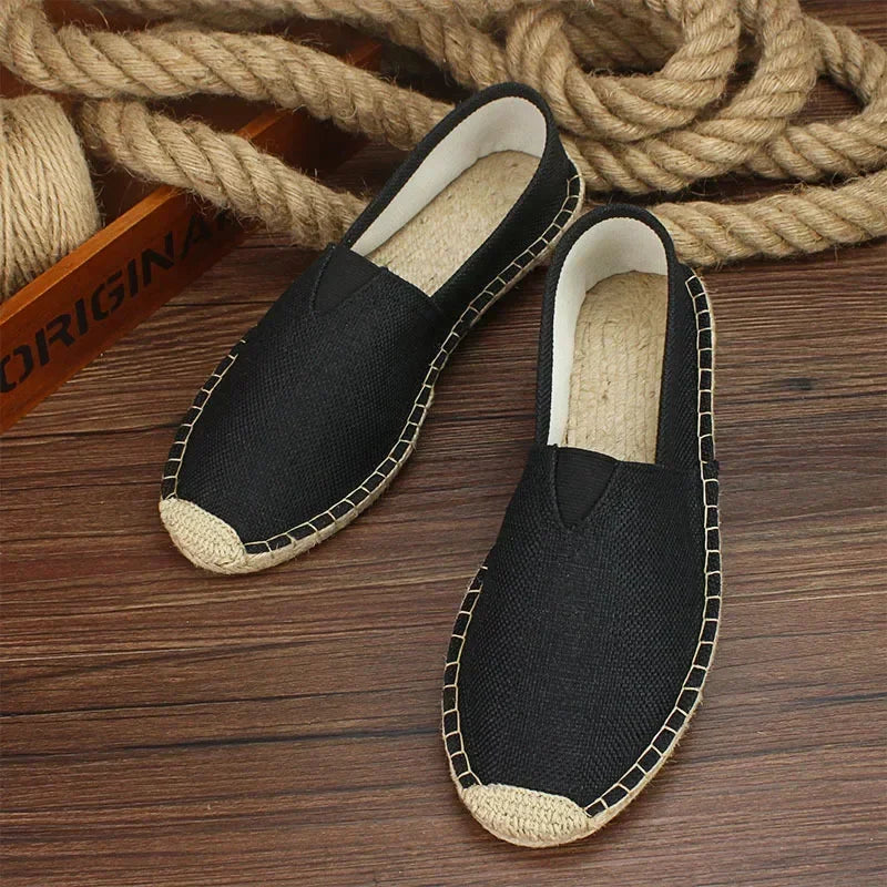 Herr-espadrill med graffitimönster – Elio