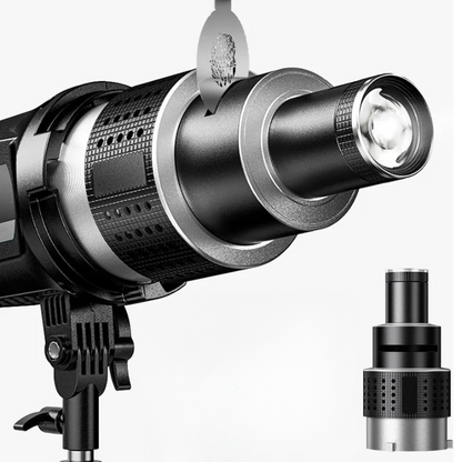 Optiskt spotlight-set med konlinser, 35 gobos och Bowens-fäste – Lumina